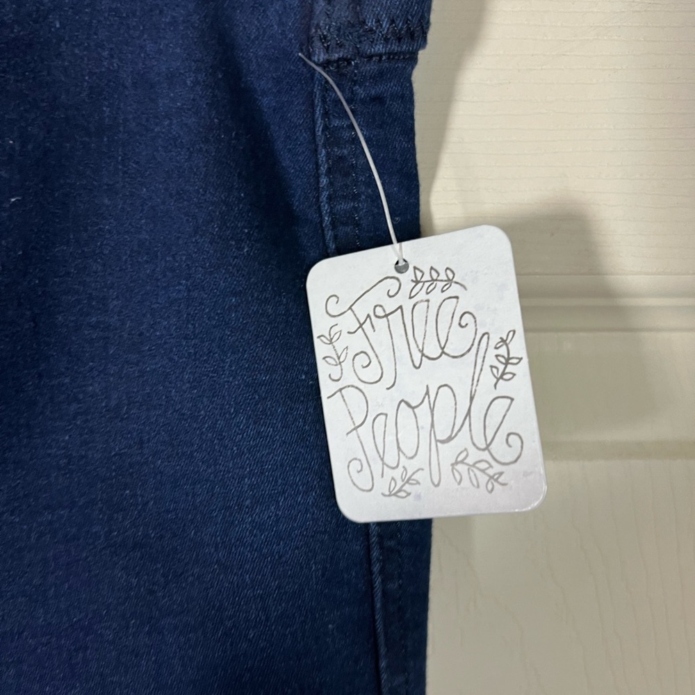 Free People Dark Blue Jeggings - Picture 4 of 7